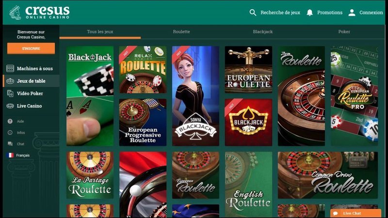 Cresus casino application à France Cresus casino application à France
